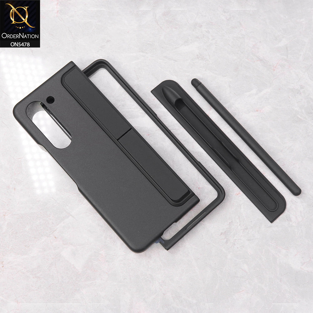 Samsung Galaxy Z Fold 5 5G Cover - Black - Slim Standing Cover with S Pen