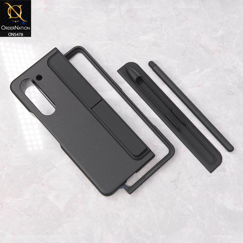 Samsung Galaxy Z Fold 5 5G Cover - Black - Slim Standing Cover with S Pen