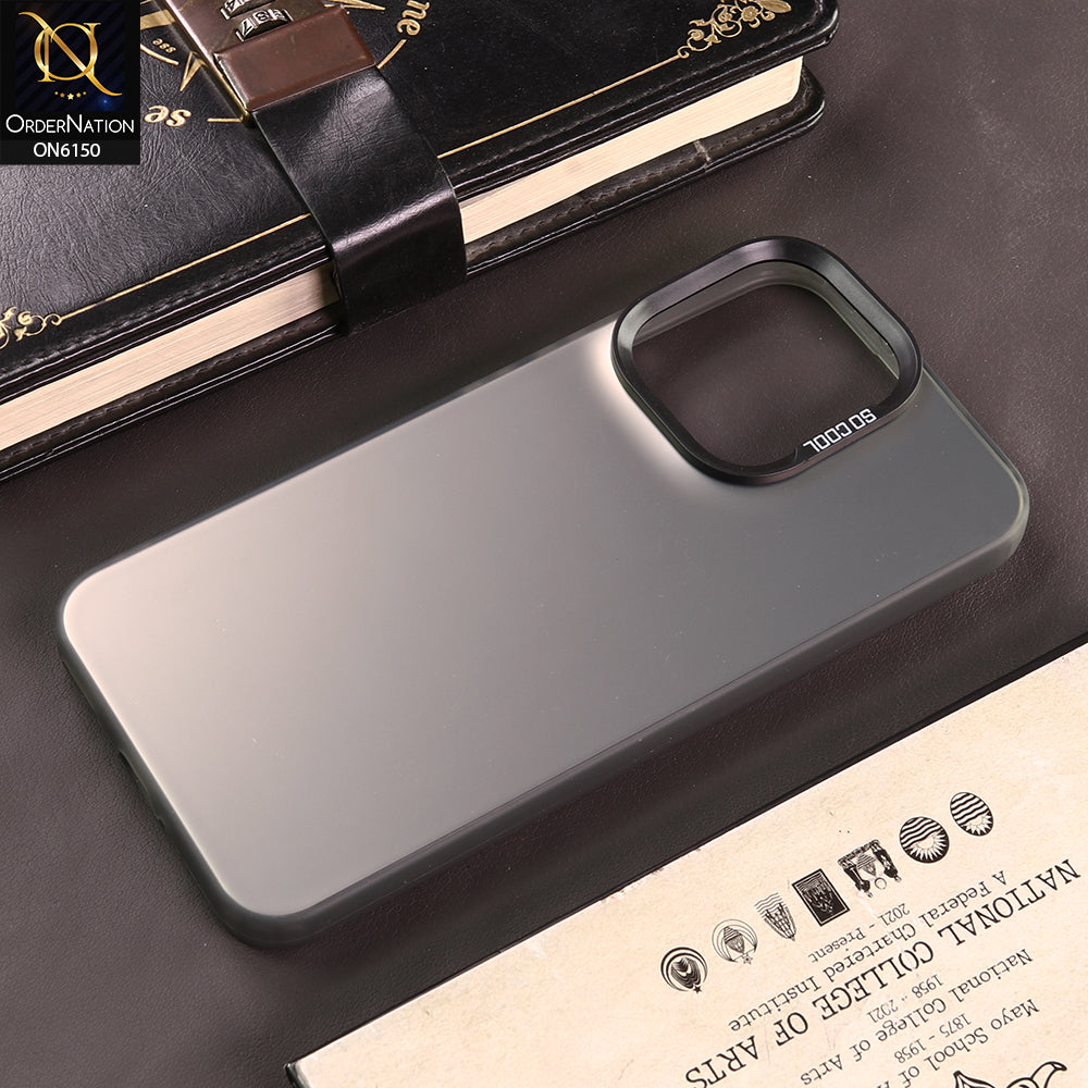 Oppo Reno 15F Cover - Gray - New Luxury Matte Metallic Bumper Case With Soft Borderes Protection