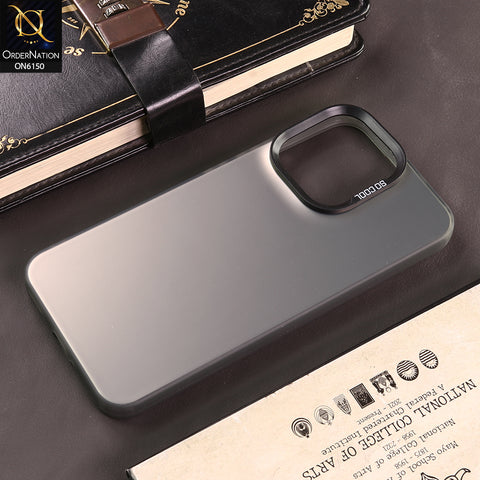 Oppo Reno 15F Cover - Gray - New Luxury Matte Metallic Bumper Case With Soft Borderes Protection