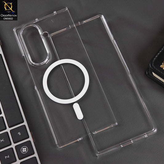 Samsung Galaxy Z Fold 7 Cover - Transparent - New Premium J-Case  High Quality Clear Shell Case