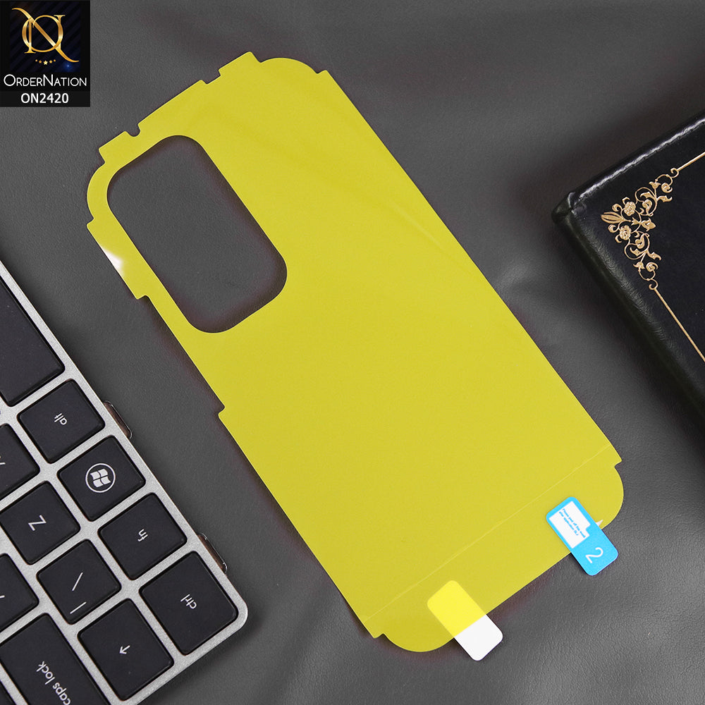 Tecno Spark 40 Pro Plus Back Sheet - Transparent - Hydro Jell Skin Film Unbreakable Back Sheet