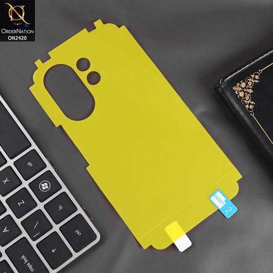 Vivo V60 Back Sheet - Transparent - Hydro Jell Skin Film Unbreakable Back Sheet