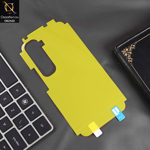 Vivo Y400 Back Sheet - Transparent - Hydro Jell Skin Film Unbreakable Back Sheet