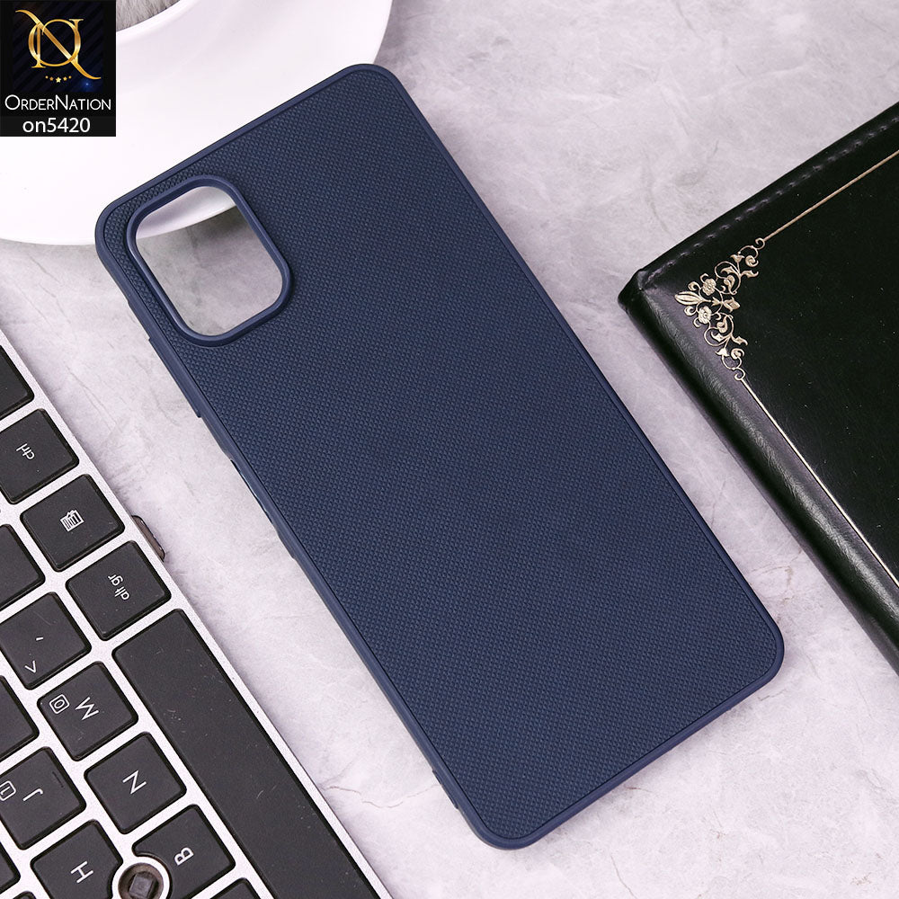 Samsung Galaxy A06 Cover - Blue - New Dotted Leather Texture Soft Borders Case