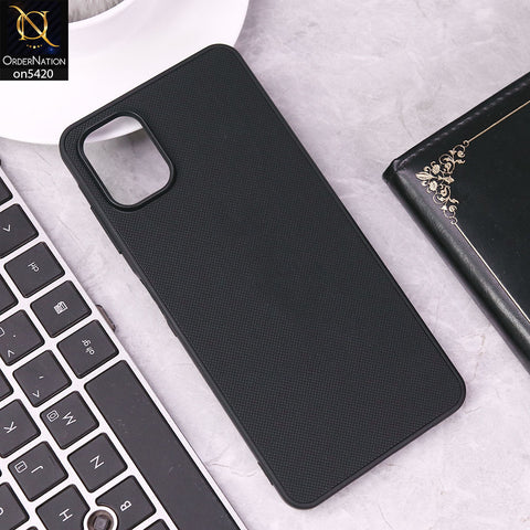 Samsung Galaxy A06 Cover - Black - New Dotted Leather Texture Soft Borders Case