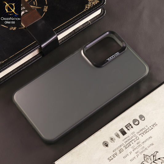 Samsung Galaxy A34 5G Cover - Gray - Lightweight Frosted Pearl Finish Anti-Fingerprint Shockproof Soft Borders Case