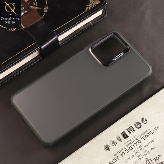 Samsung Galaxy A12 Cover - Gray - New Luxury Matte Metallic Bumper Case With Soft Borderes Protection