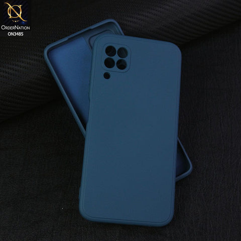 Huawei P40 lite Cover - Blue - ONation Silica Gel Series - HQ Liquid Silicone Elegant Colors Camera Protection Soft Case