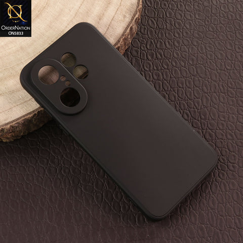 Vivo X200 FE Cover - Black - ONation Silica Gel Series - HQ Liquid Silicone Elegant Colors Camera Protection Soft Case