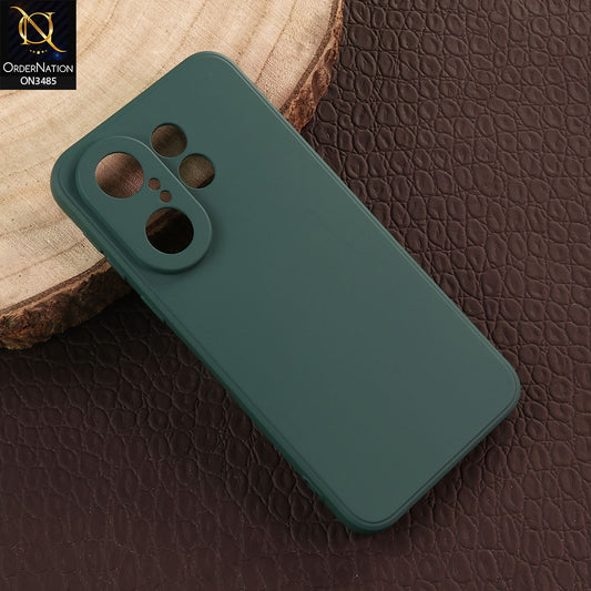 Vivo S30 Pro Mini Cover - Dark Green - ONation Silica Gel Series - HQ Liquid Silicone Elegant Colors Camera Protection Soft Case