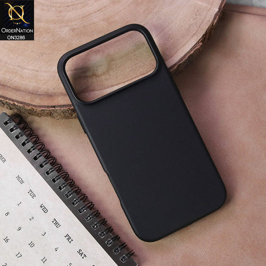 iPhone 17 Pro Cover - Peachy Pink - K-DOO Noble Collection Leather PU - PC Case