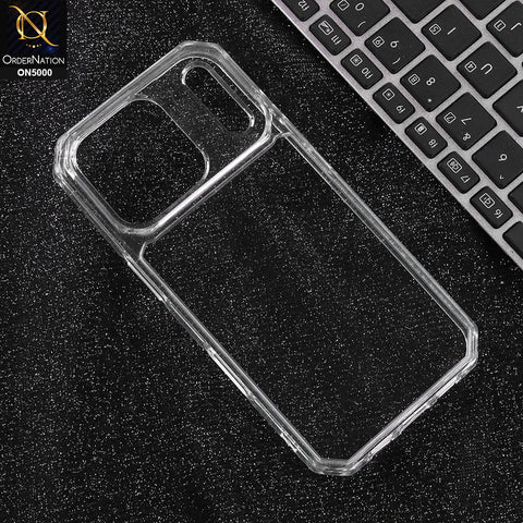 iPhone 17 Pro Max Cover - Transparent - High Quality Case Completely Clear and Scratch - Resistant Phone Soft Case