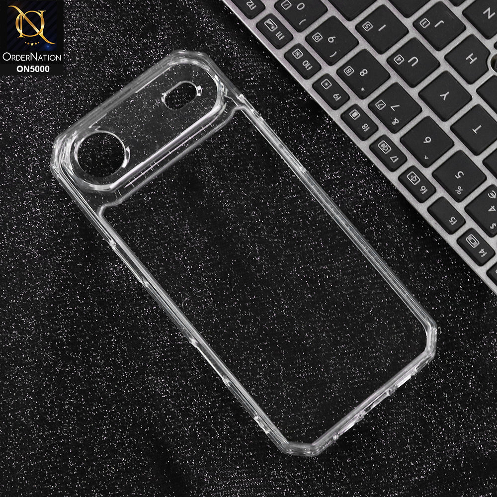 iPhone 17 Air Cover - Transparent - High Quality Case Completely Clear and Scratch - Resistant Phone Soft Case
