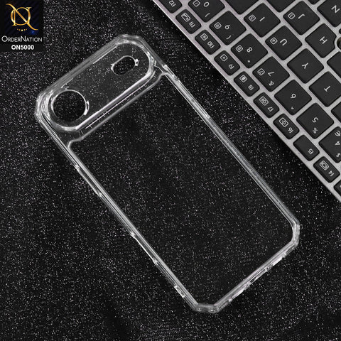iPhone 17 Air Cover - Transparent - High Quality Case Completely Clear and Scratch - Resistant Phone Soft Case