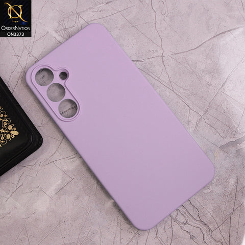 Samsung Galaxy A15 4G Cover - Light Purple -  Soft Shockproof Sillica Gel Camera Protection Case