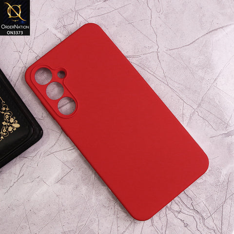 Samsung Galaxy A15 4G Cover - Red - Soft Shockproof Sillica Gel Camera Protection Case