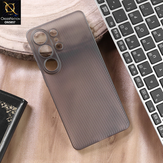 Samsung Galaxy S26 Ultra Cover - Black - New Colored Semi-Transparent Ultra Thin Paper Shell Case