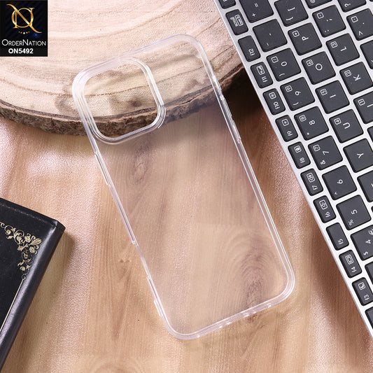 iPhone 16 Pro Max Cover - Transparent - New Premium Quaality Clear Tpu Soft Case