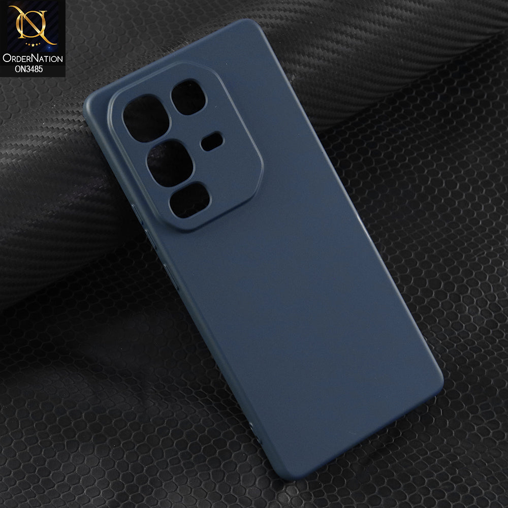 Infinix Note 50 4G Cover - Blue - ONation Silica Gel Series - HQ Liquid Silicone Elegant Colors Camera Protection Soft Case