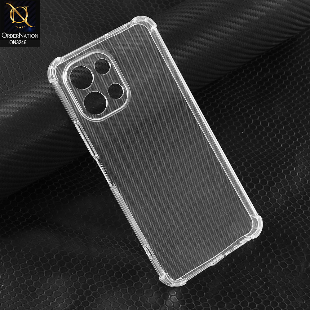 Tecno Spark Go 3 - Transparent -  Soft 4D Design Shockproof Silicone Transparent Clear Camera Protection Case