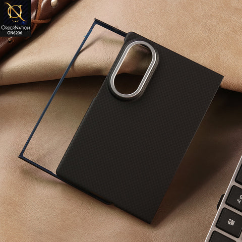 Samsung Galaxy Z Fold 8 Cover - Black - New Premium Quality - X-LEVEL-MARS COLLECTION - Carbon Fiber Back MagSafe Case