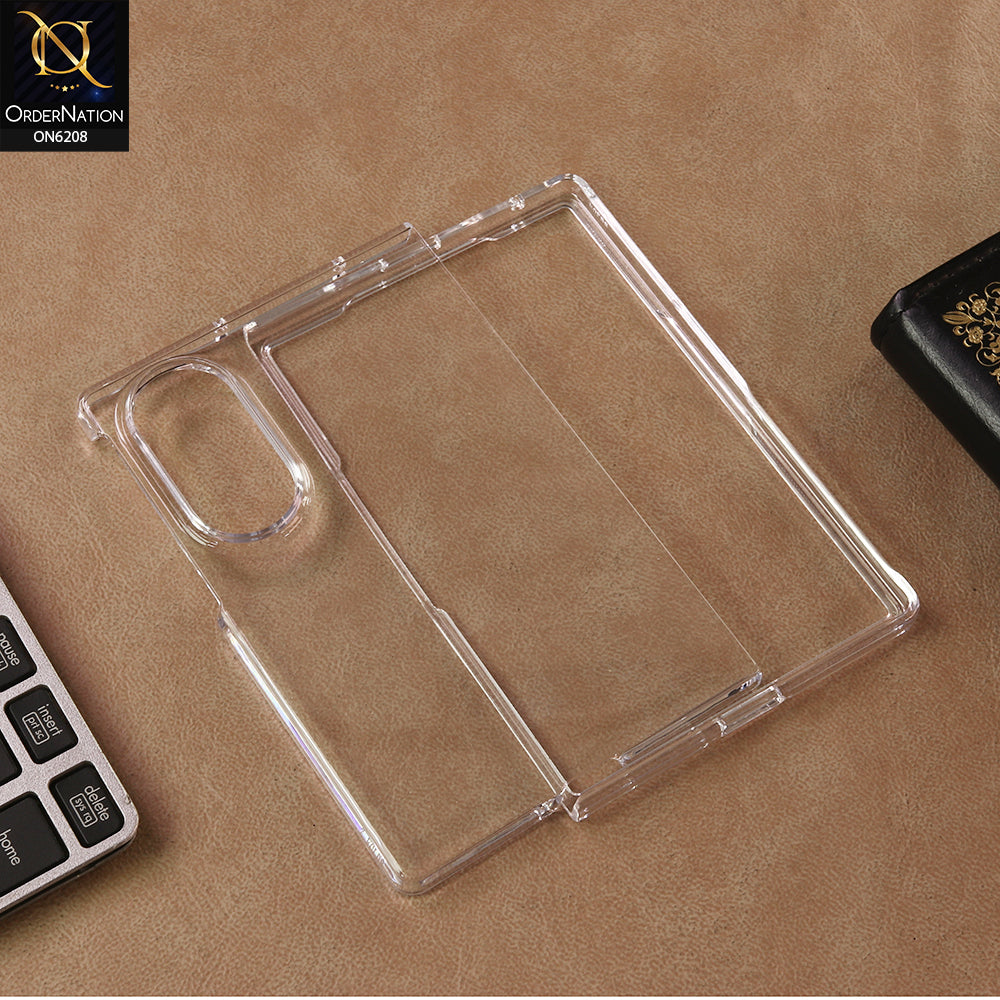 Samsung Galaxy Z Fold 8 Cover - Transparent - New Premium Quality Clear Transparent Shockproof Protective Phone Case