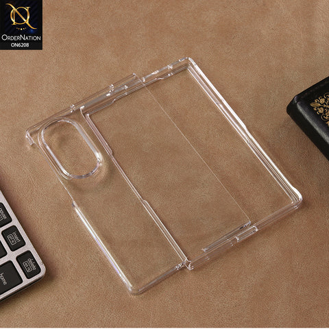 Samsung Galaxy Z Fold 8 Cover - Transparent - New Premium Quality Clear Transparent Shockproof Protective Phone Case
