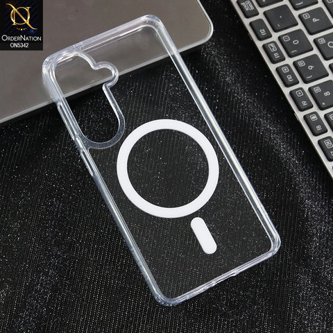 Samsung Galaxy S26 Cover - Transparent - Youksh Magsafe Clear Soft Borders Case