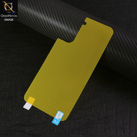 Samsung Galaxy S21 Plus 5G Protector - Transparent Hydro Jell Skin Film Unbreakable Back Protector Sheet