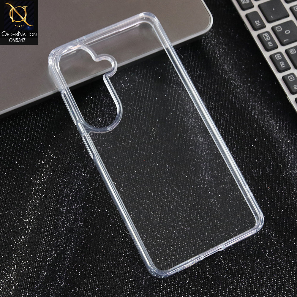 Samsung Galaxy S26 Cover - Transparent - HD Clear Acrylic Soft Borders Protective Case