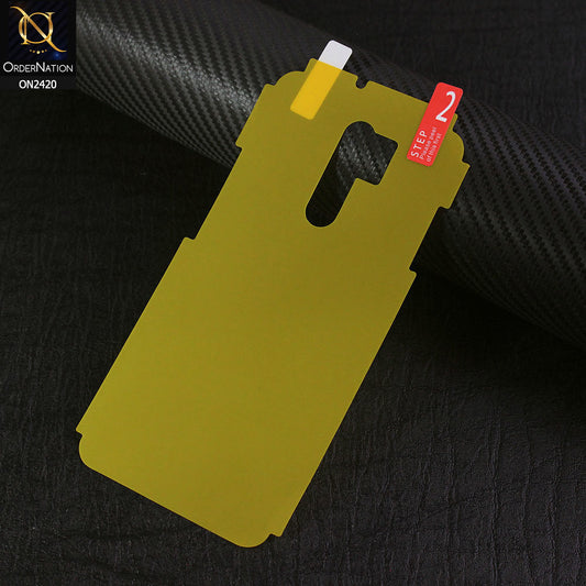 Xiaomi Redmi 9 Protector - Transparent Hydro Jell Skin Film Unbreakable Back Protector Sheet