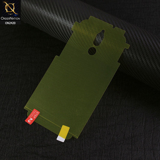 Huawei Y8p Protector - Transparent Hydro Jell Skin Film Unbreakable Back Protector Sheet
