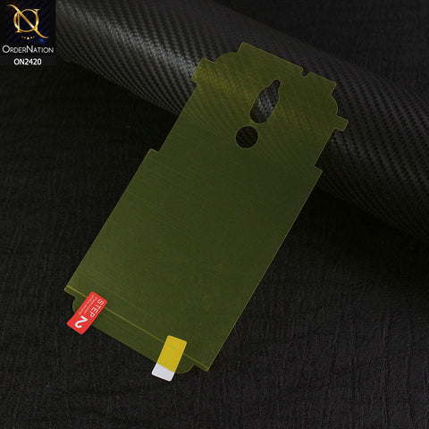 Huawei P Smart S Protector - Transparent Hydro Jell Skin Film Unbreakable Back Protector Sheet