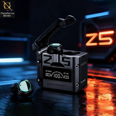 M25 Wireless 5.3 Gaming Earbuds with ENC, Low Latency, LED Display & Game/Music Mode