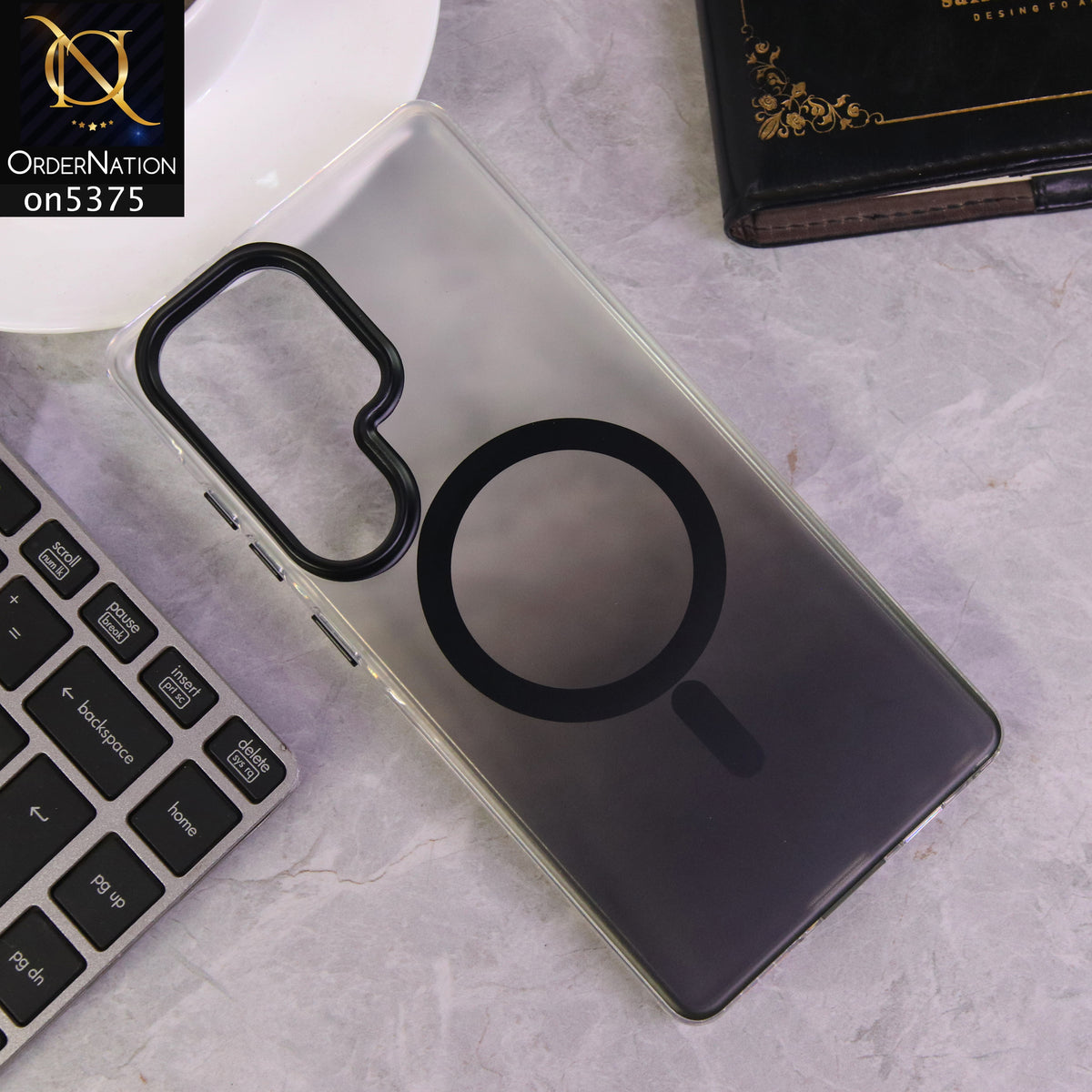 Samsung Galaxy S25 Ultra Cover - Black - Matte MagSafe Case Sleek Black Finish with Built-In MagSafe