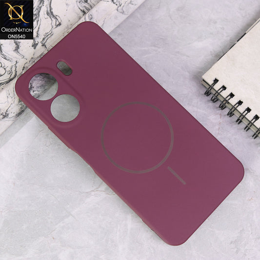 Xiaomi Redmi 13C Cover - Maroon - New Premium High Quality Matte Sillica Gel Soft Case