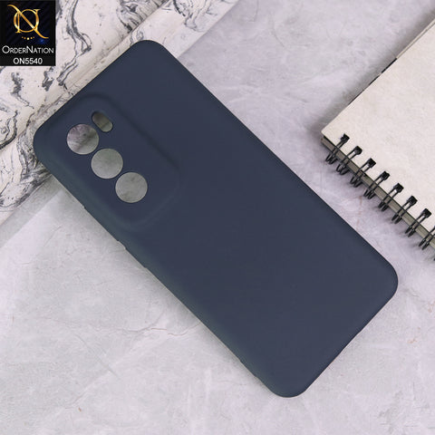 Oppo Reno 12 Cover - Blue - New Premium High Quality Matte Sillica Gel Soft Case