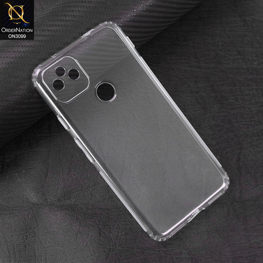 Google Pixel 5a 5G Cover - Transparent - Soft 4D Design Shockproof Silicone Transparent Clear Camera Protection Case