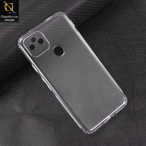 Google Pixel 5a 5G Cover - Transparent - Soft 4D Design Shockproof Silicone Transparent Clear Camera Protection Case
