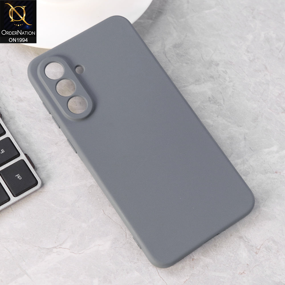 Samsung Galaxy A56 - Gray - Matte Shockproof Sillica Gel Soft Case