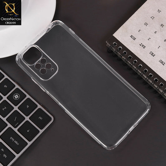 Xiaomi Redmi Note 11 4G Cover - Soft 4D Design Shockproof Silicone Transparent Clear Camera Protection Case