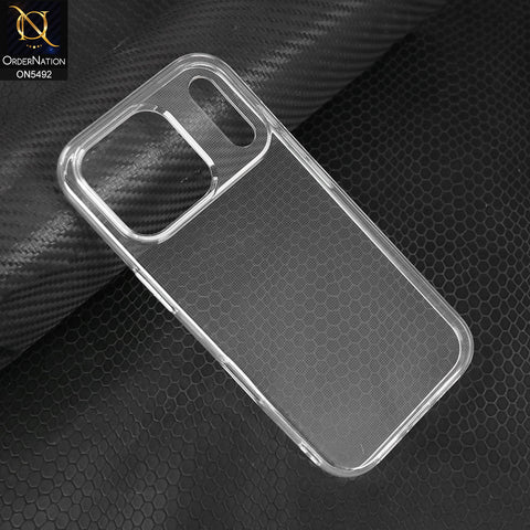iPhone 17 Pro Max Cover - Transparent - New Premium Quaality Clear Tpu Soft Case