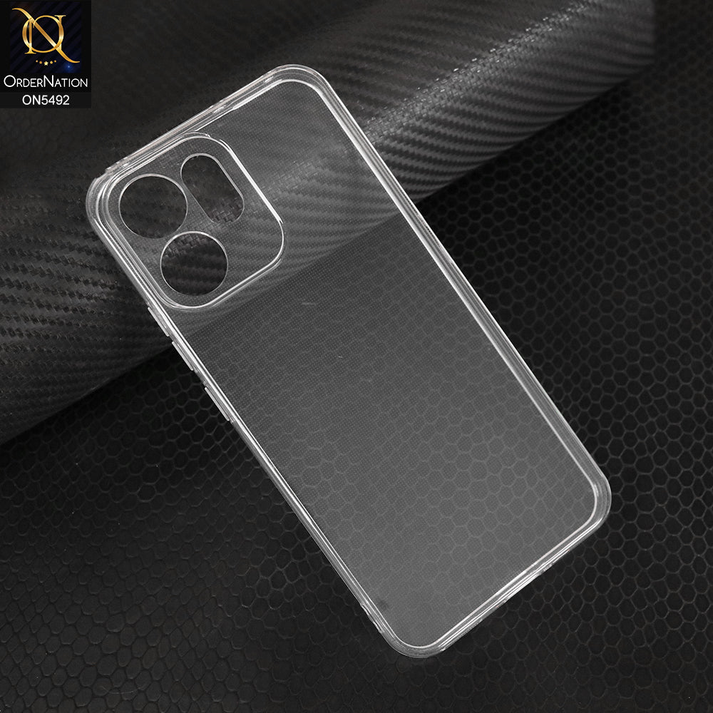 Oppo Reno 14F Cover - Transparent - New Premium Quaality Clear Tpu Soft Case