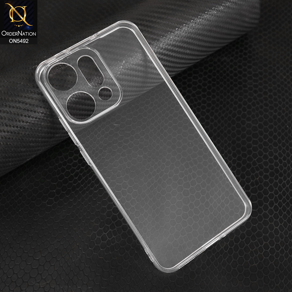 Oppo Reno 14 Cover - Transparent - New Premium Quaality Clear Tpu Soft Case