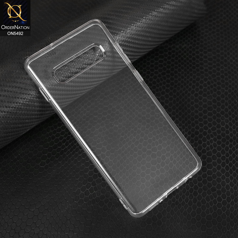 Samsung Galaxy S10 Plus Cover - Transparent - New Premium Quaality Clear Tpu Soft Case