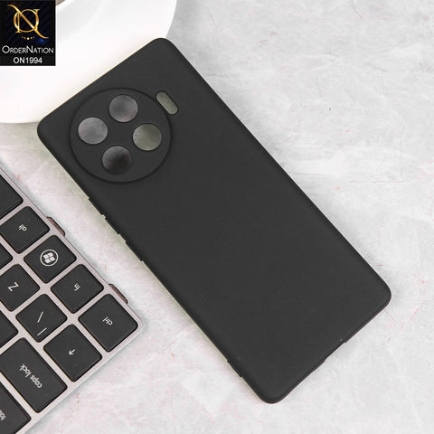 Tecno Spark 20 Pro Plus Cover - Black -  Matte Shockproof Sillica Gel Soft Case