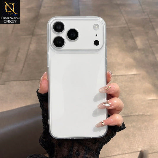 iPhone 18 Pro Max Cover - White - New Classic Silicone Shockproof Case