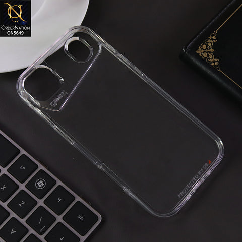 iPhone 17 Air Transparent - Crystal Palace Case D30 Drop Impact Protection Cover