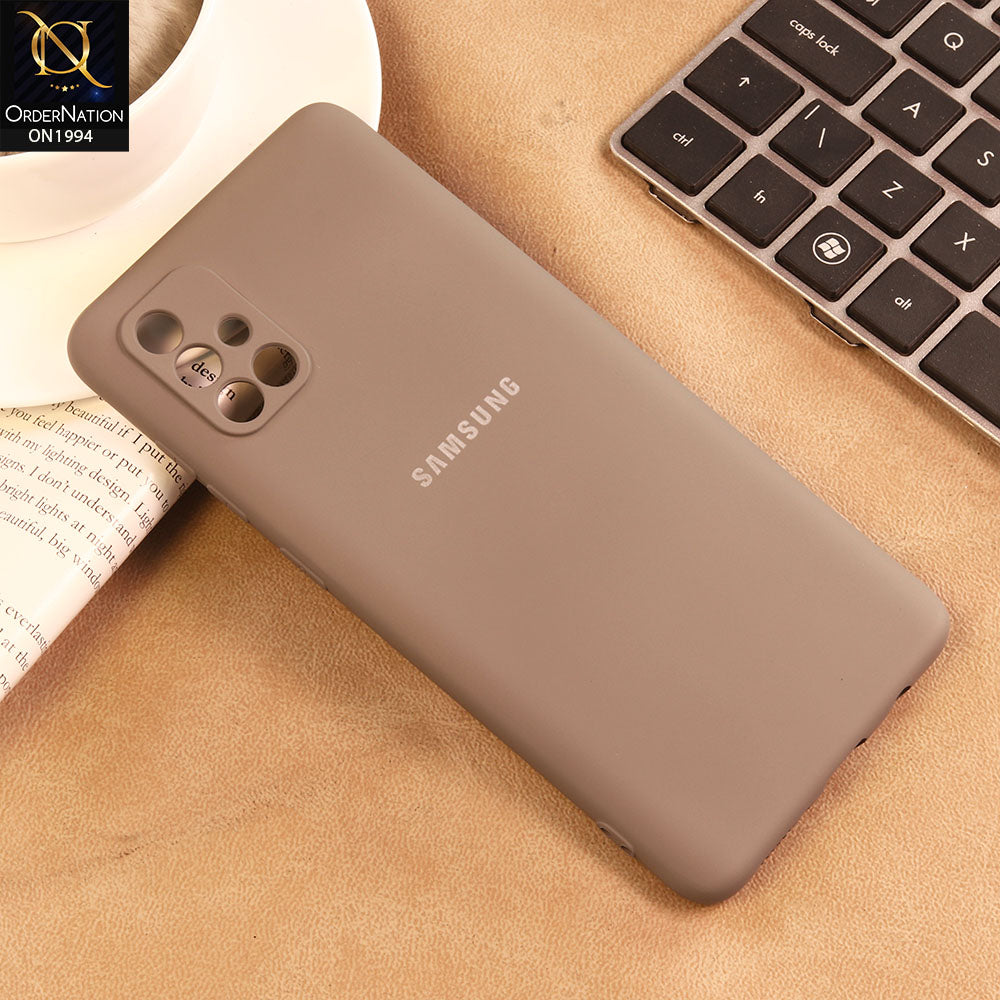 Samsung Galaxy A71 4G Cover - Gray - Matte Shockproof Sillica Gel Soft Case